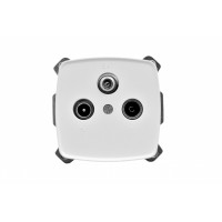 zásuvka TVR MO 4FK 282.105 biela konc